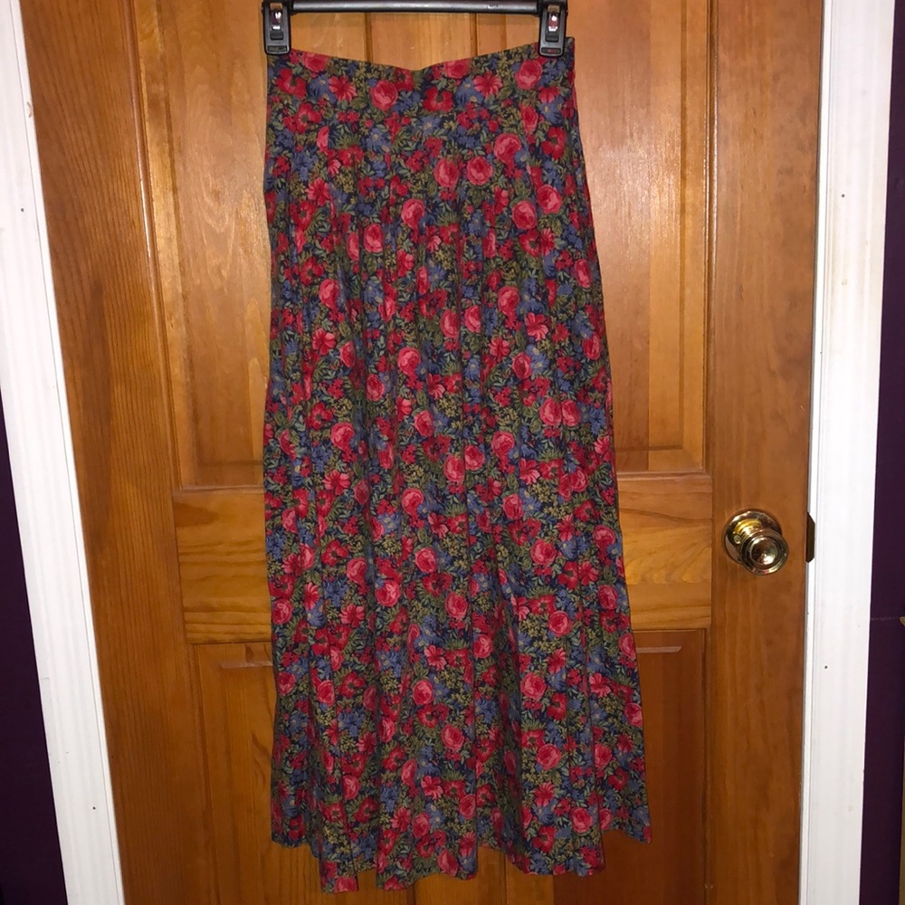 Vintage Laura Ashley Floral Skirt